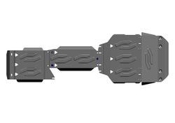 Miniatura PACK DE SKID PLATES MARCA RIVAL - PARA TOYOTA TUNDRA 2007+ (4 PLACAS DE ALUMINIO 4mm)