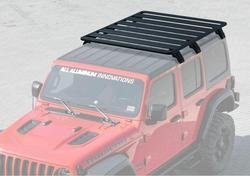Miniatura Roof Rack Completo de Aluminio para Jeep Wrangler JL 4 Puertas